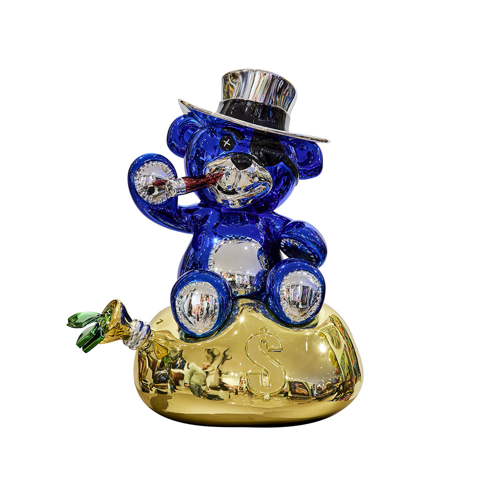 Cohiba Bear Blue Sculpture