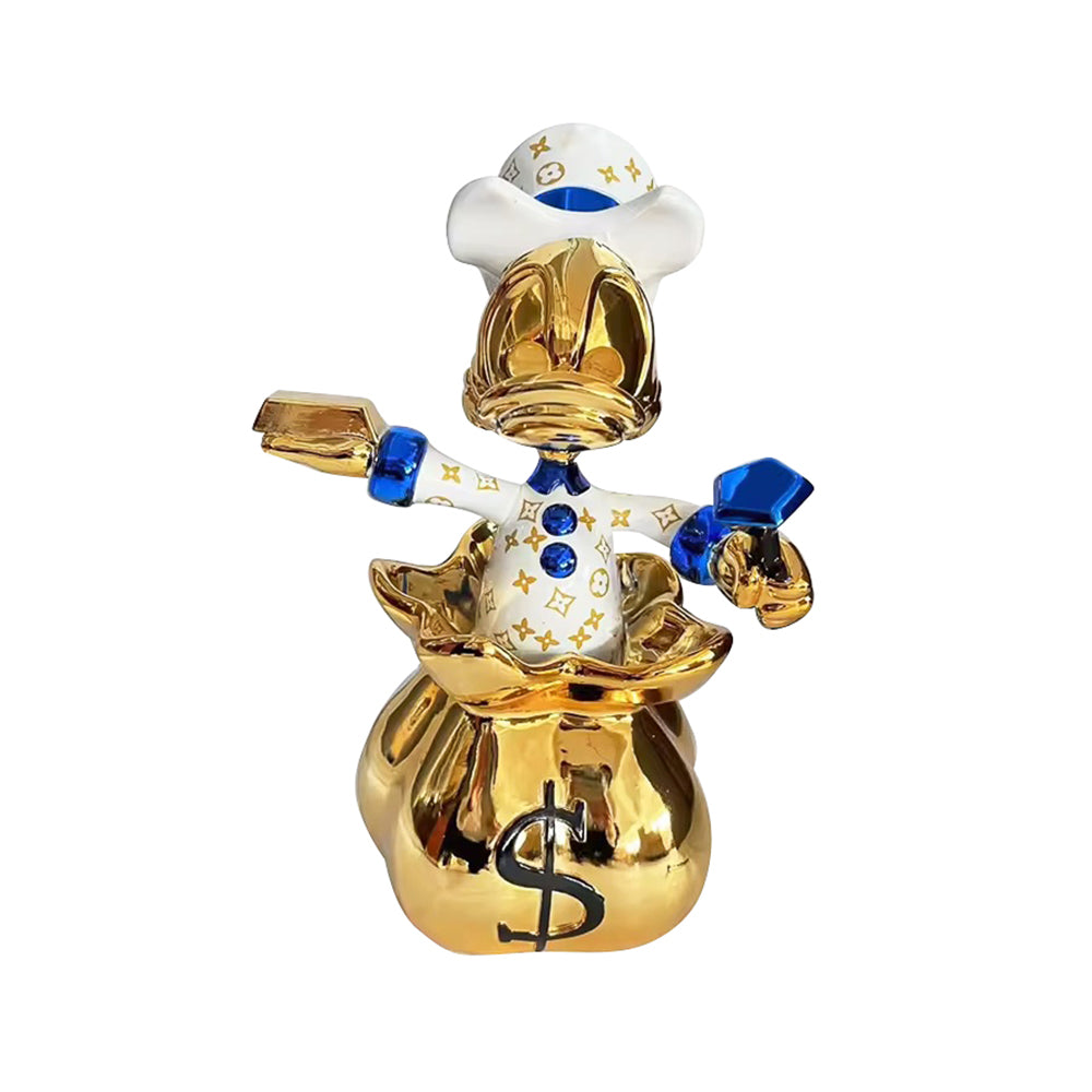 Donald Duck LV Gold Bar Statue