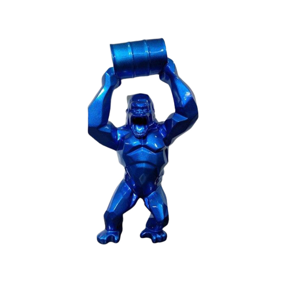 Wild Kong Barrel Blue Statue