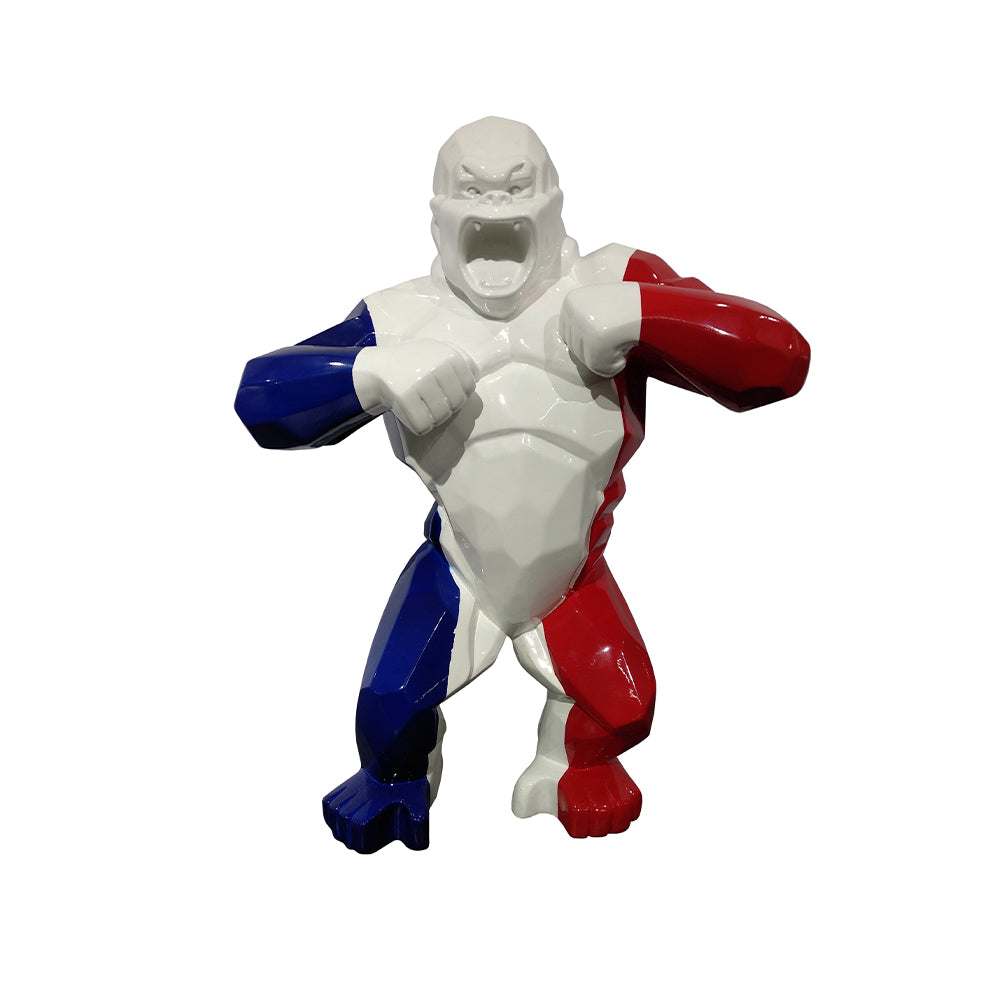 Wild Kong French Flag Statue