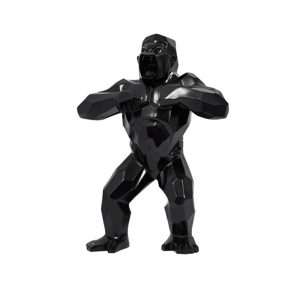 Wild Kong Black Sculpture