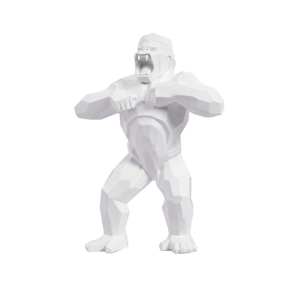 Wild Kong White Sculpture