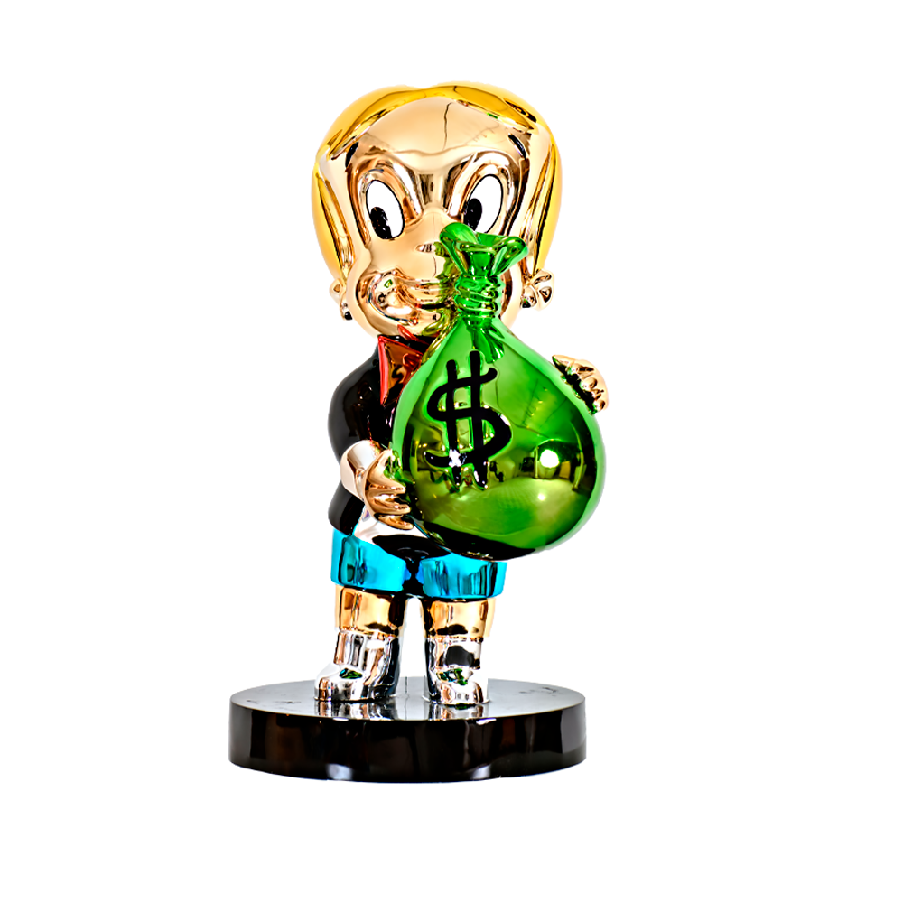 Richie Money Bag Statue