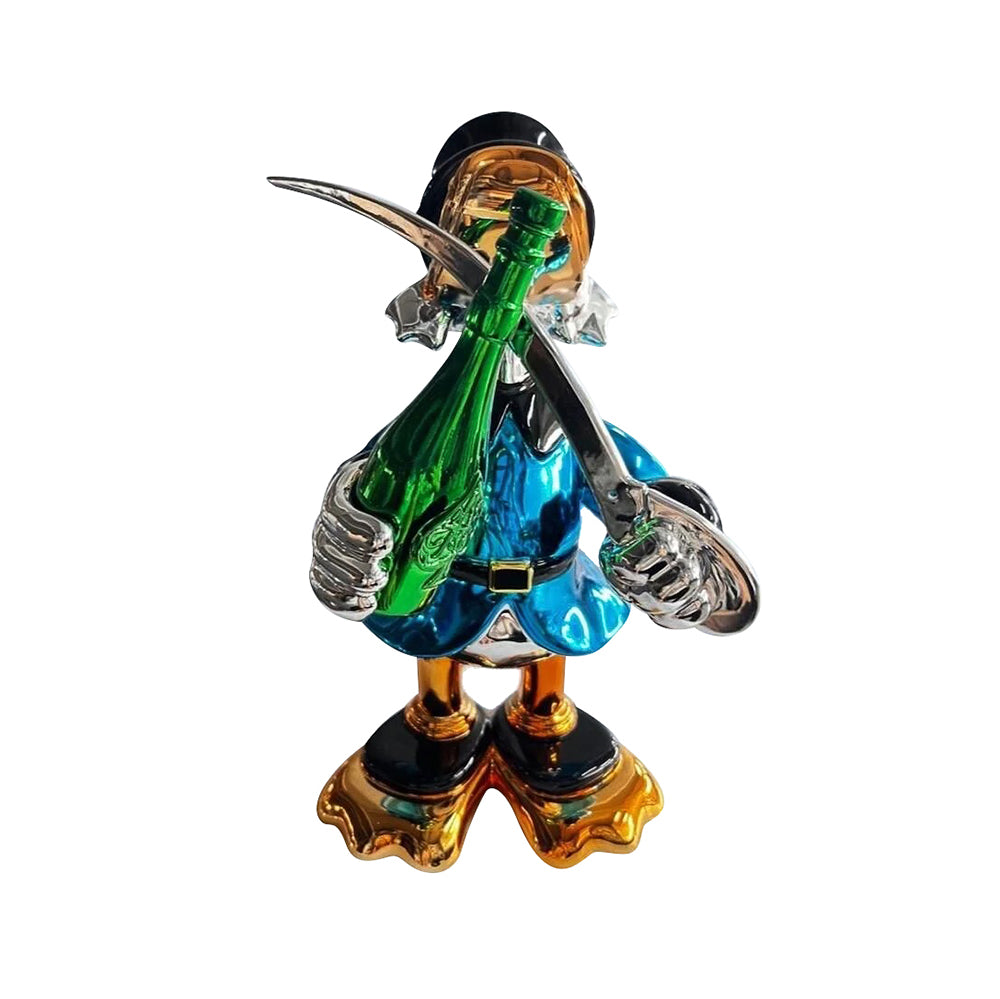 Scrooge McDuck Champagne Saber Blue Statue