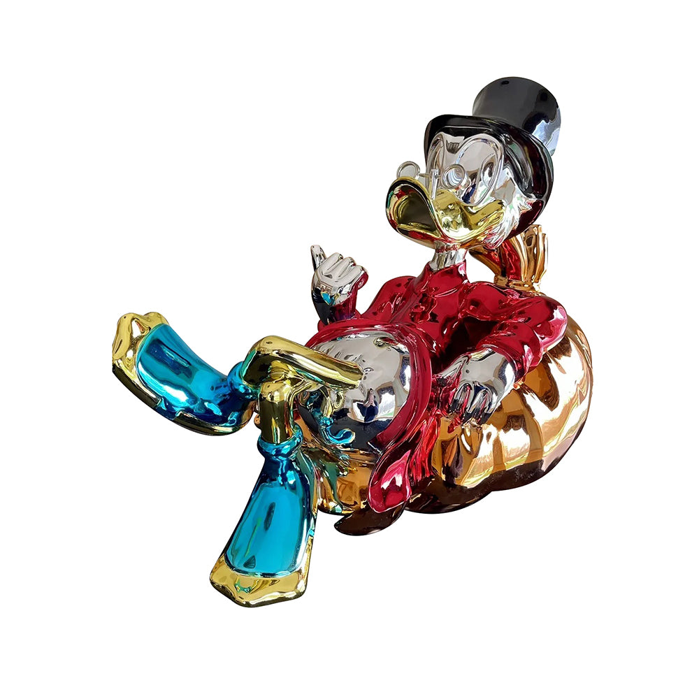 Scrooge McDuck Money Bag Statue