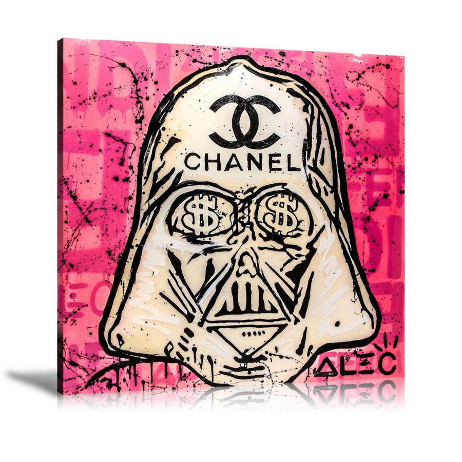 Street Art, Square, Prints, Pop Art, Paintings, Canvas, Art, Alec Monopoly, Chanel Sign, Chanel, Dark Vador, Dollar Sign, Artwork, Luxury Brand