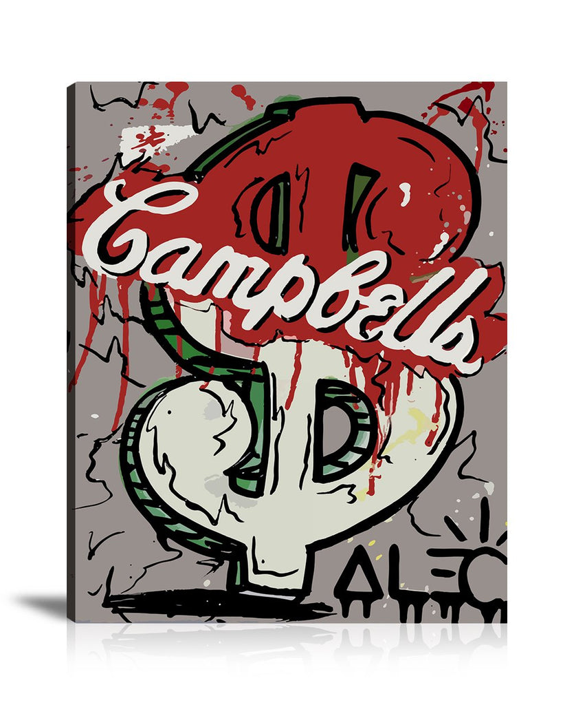 Campbells $ Sign Grey Screen