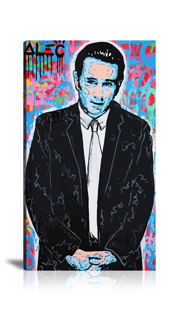 Street Art, Prints, Pop Art, Paintings, Canvas, Art, Alec Monopoly, De Niro, Portrait, Black and White, Colorful, Icon