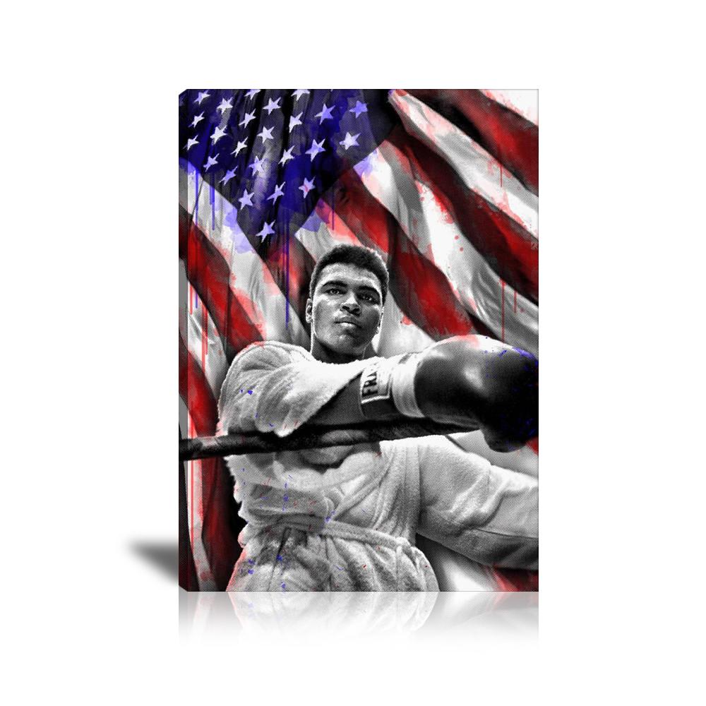 Muhammad Ali, American Hero, America, USA, Professional Boxer, The Greatest, Black And White, Portrait 