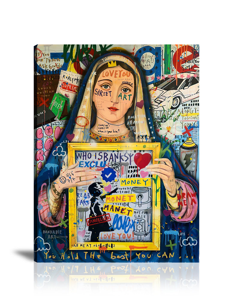 Street Art, Prints, Pop Art, Paintings, Canvas, Art, Jisbar, Google, Banksy, Money, Love, Balloon Girl, King, Love, Car, Spray Can, Bankable, Supreme