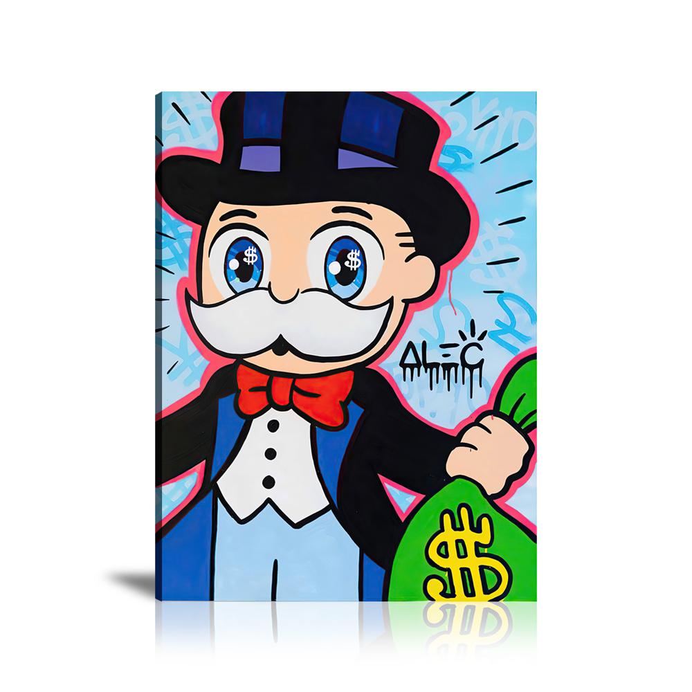 Monopoly, Diamond, Money, Portrait, Money Bag, Dollar, Money, Dollar Sign