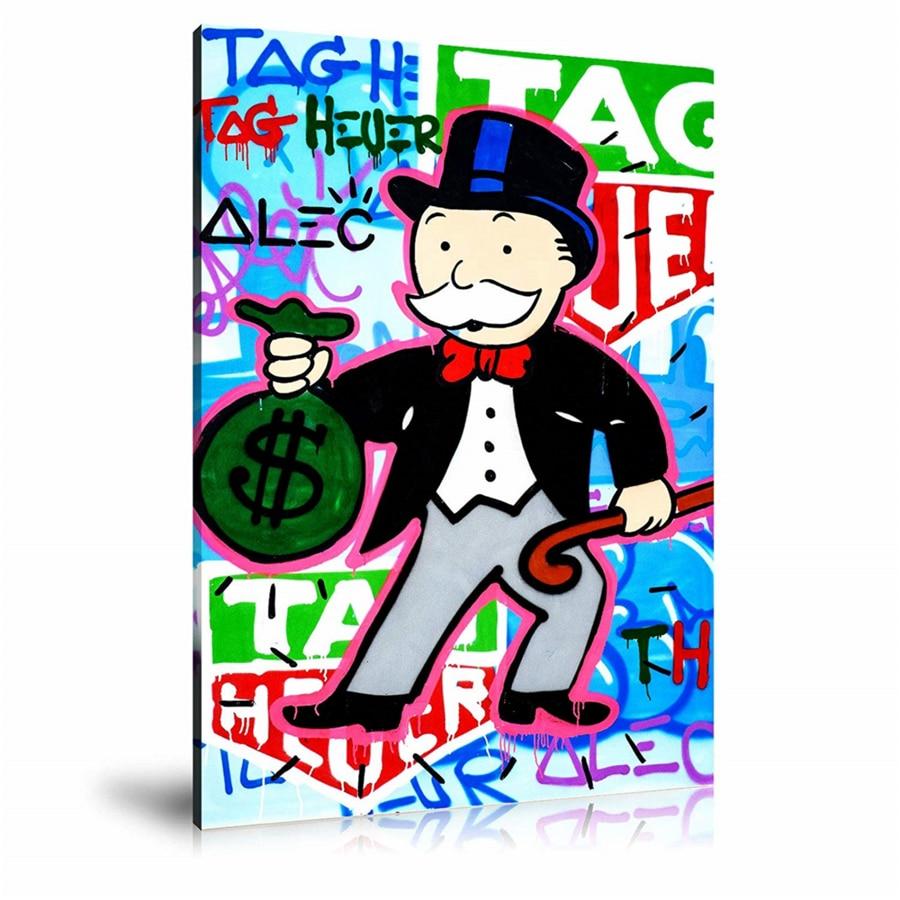 Tag Heuer, Spray Paint, Graffiti, Colorful, Street Art, Prints, Pop Art, Paintings, Canvas, Art, Alec Monopoly, Monopoly