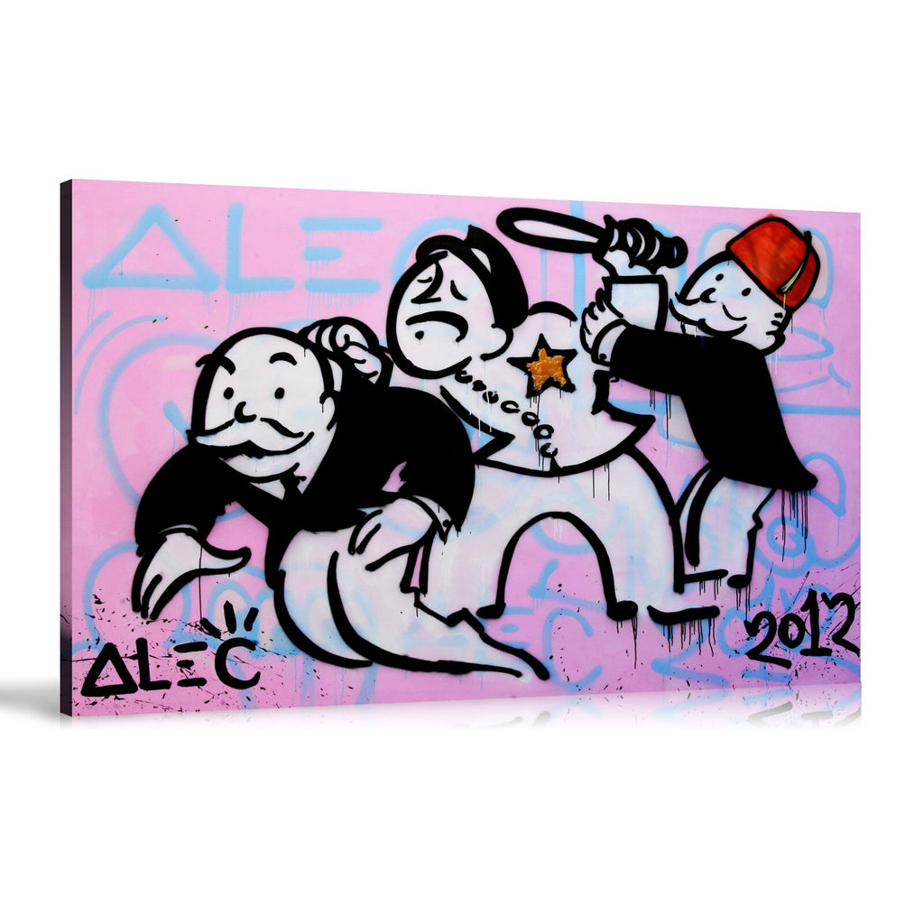 Police, Spray Paint, Graffiti, Monopoly, Street Art, Prints, Pop Art, Paintings, Canvas, Art, Alec Monopoly, Landscape