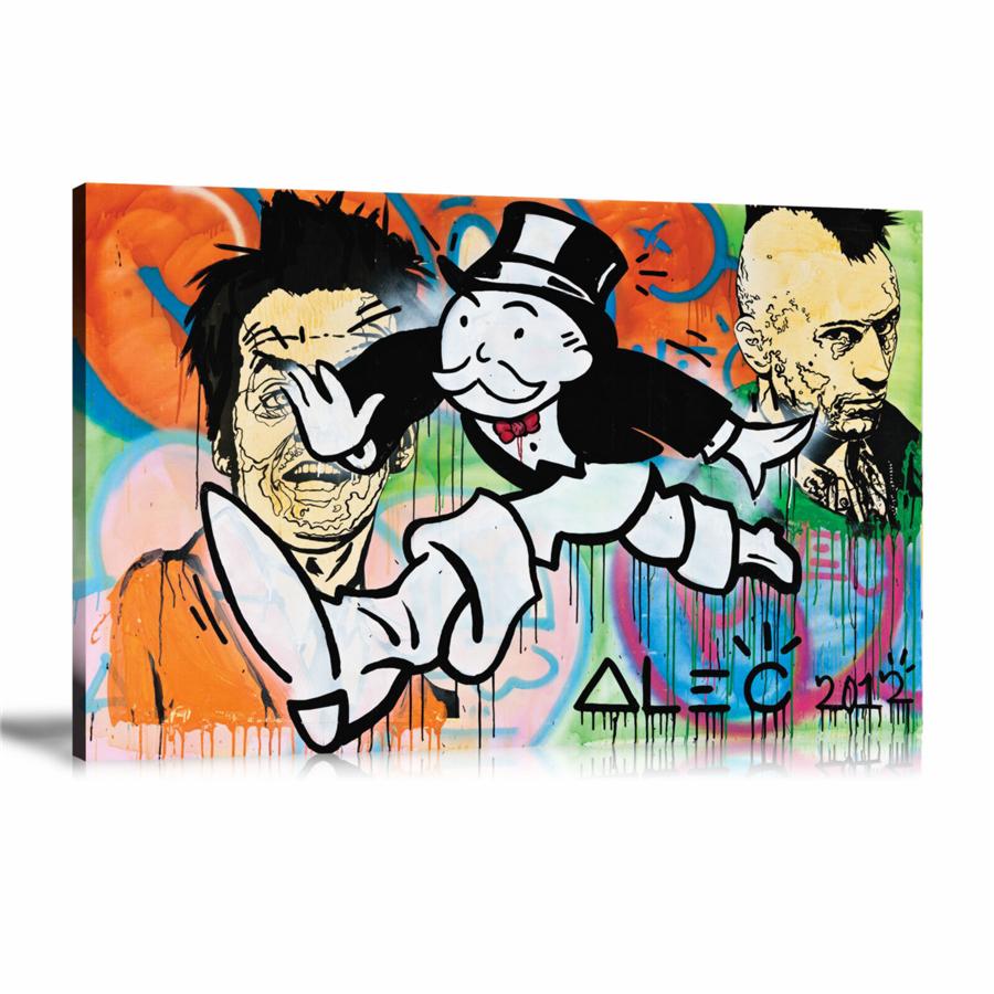 Robert De Niro, Jack nicholson , Runaways, Runs In The Street, Spray Paint Graffiti, Street Art, Prints, Pop Art, Paintings, Canvas, Art, Alec Monopoly, Landscape