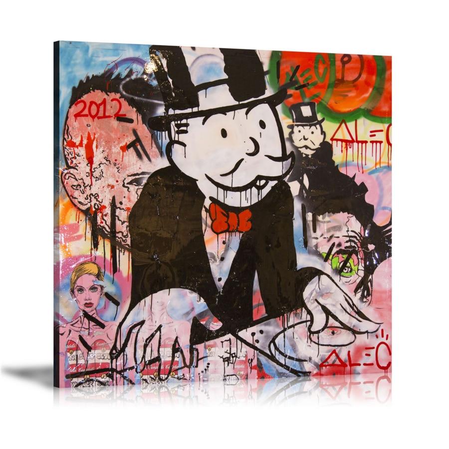 DJ Board, Headphone, Robert De Niro, JJ Adams, Spray Paint, Graffiti, Paint Drop, Colorful, Street Art, Prints, Pop Art, Paintings, Canvas, Art, Alec Monopoly, Square